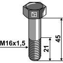 Sechskantschraube mit Feingewinde - M16x1,5 - 12.9