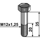 Sechskantschraube - M12x1,25 - 12.9