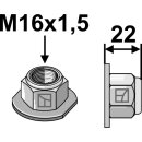 Selbstsichernde Bundmutter - Polystop M16x1,5 - 10.9