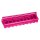 Kunststoff-Gefl&uuml;gelfuttertrog | pink (8,5 x 30 cm)