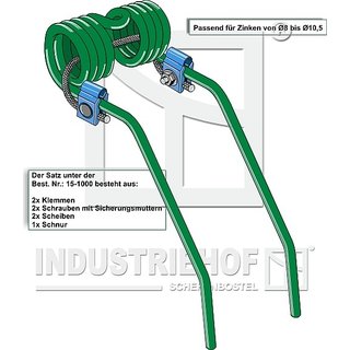 12er Set  Zinkenverlustsicherung Universal 15-1000