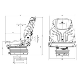 Grammer Sitz Compacto Basic W PVC MSG 83/721